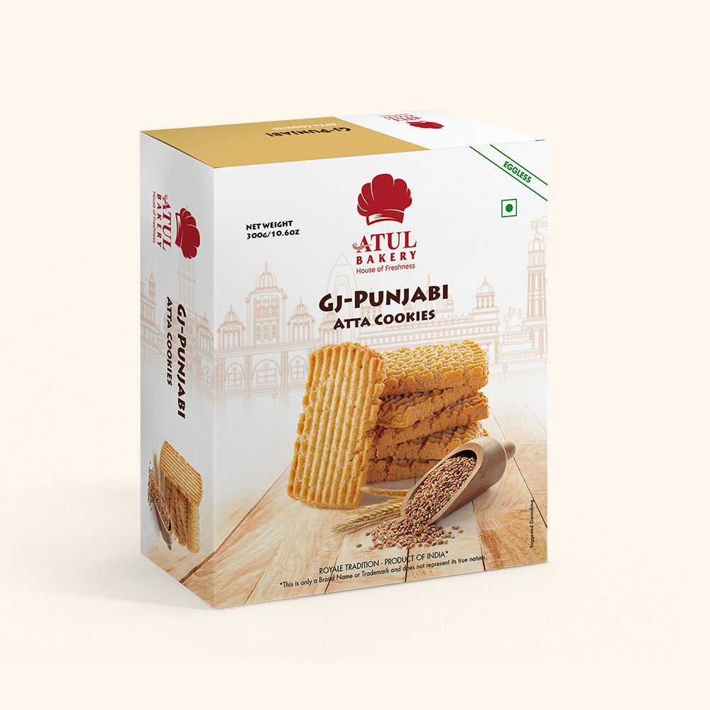 Atul Gj-Punjabi Atta Cookies 300 g