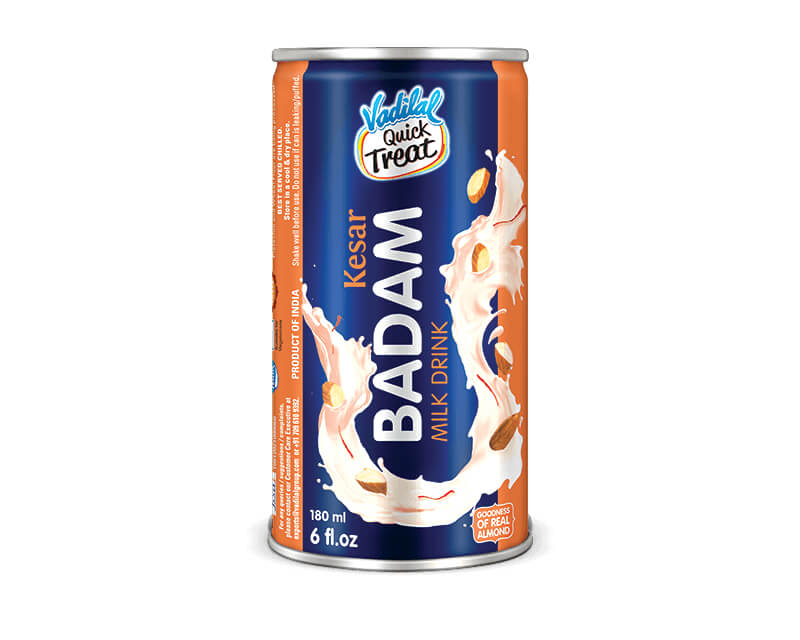 Vadilal Saffron Almond Milk Drink 180 ml