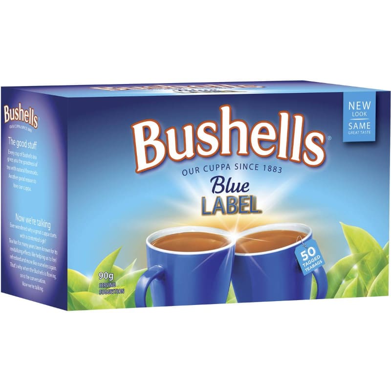 Bushells Blue Label Tea Bags 50 Pack