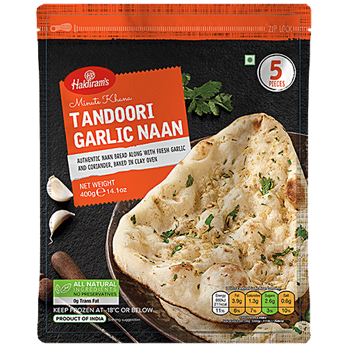Haldiram Garlic Naan 400 g