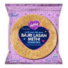 Vadilal Bajri Lasan Khakhra 180g