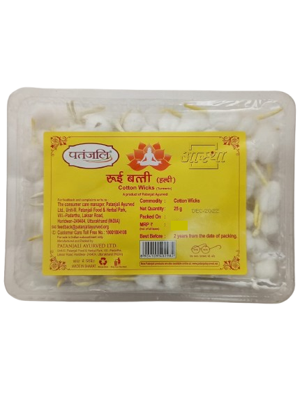 Patanjali Cotton Wick 25 g