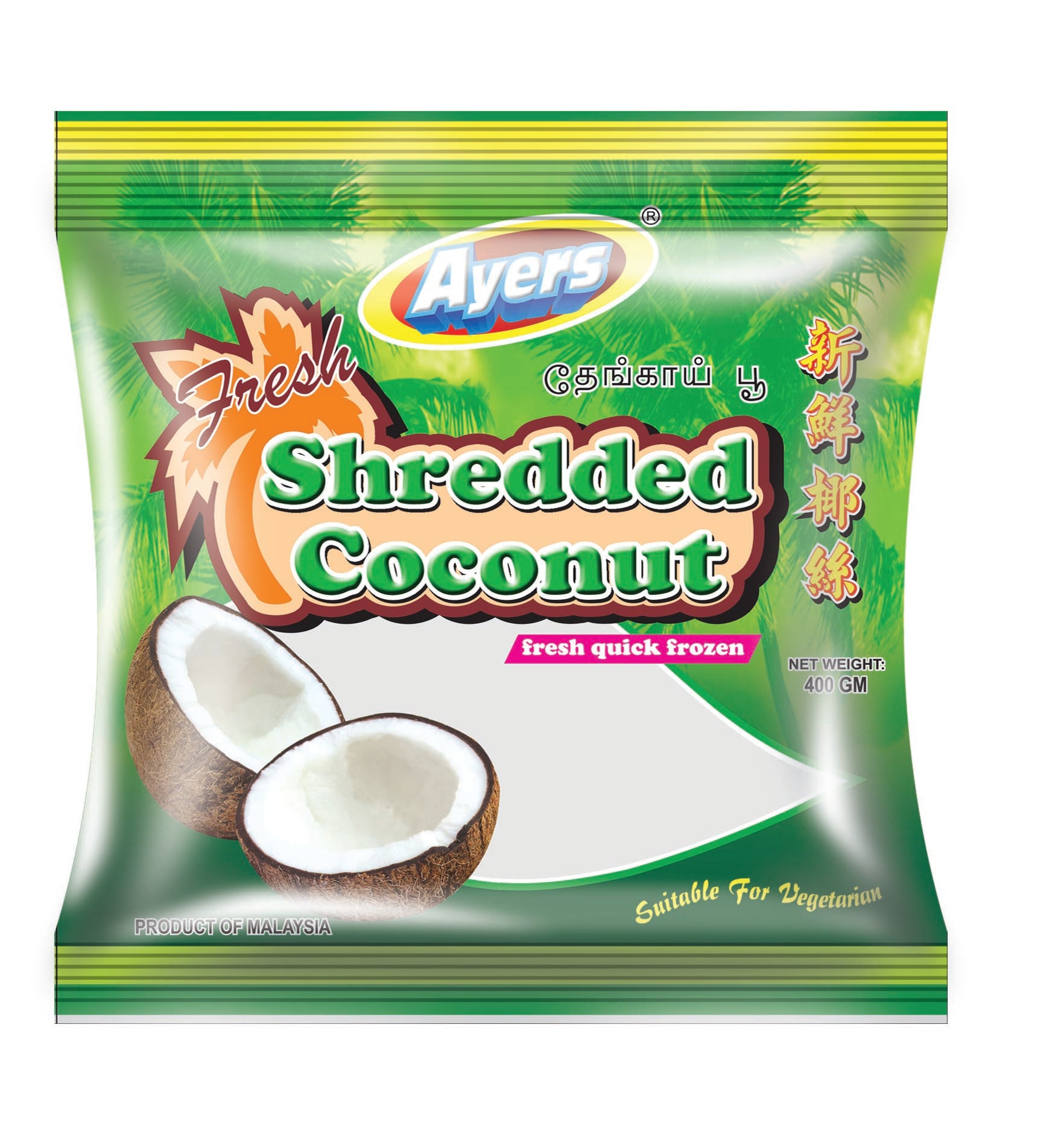 Ayers Shredded Coconut 400 g