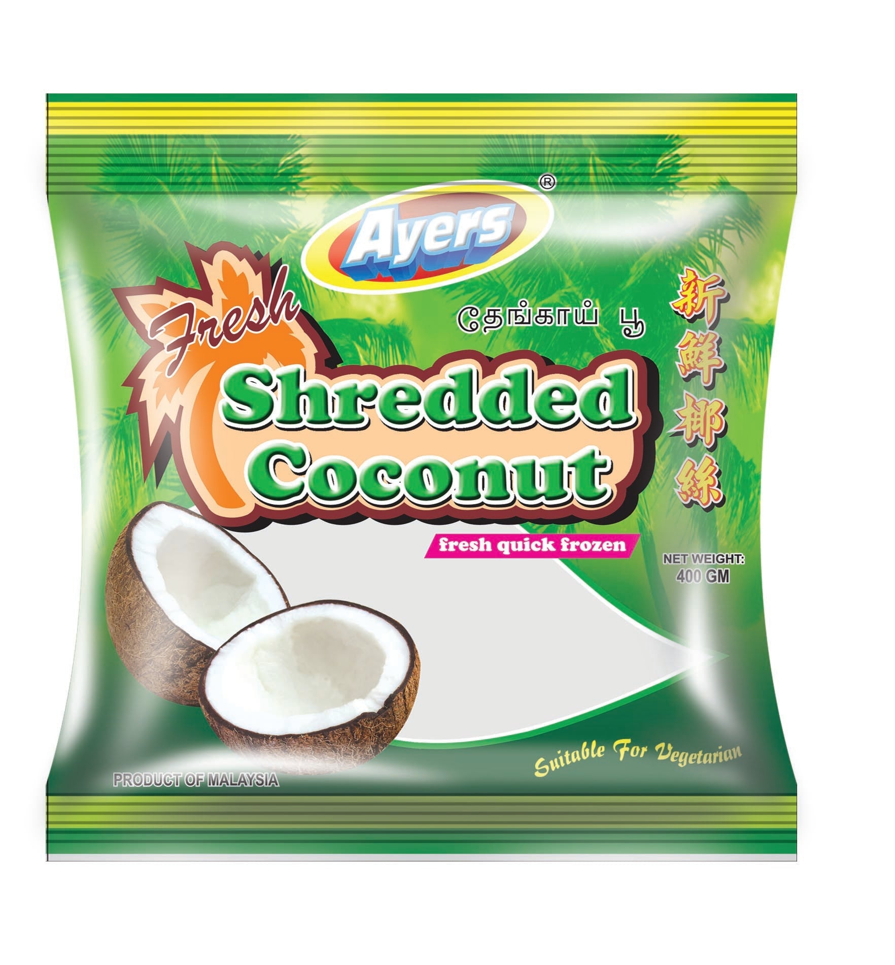 Ayers Fresh Coconut Slices 400 g