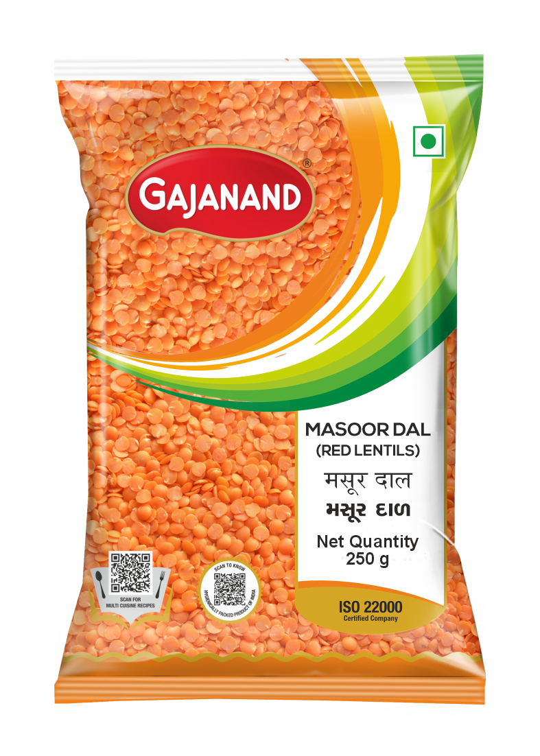 Gajanand Red Lentils Split 1 kg