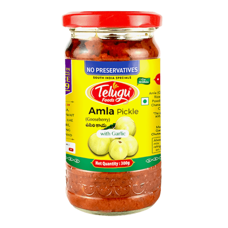 Telugu Amla Pickle With Garlic 300 g