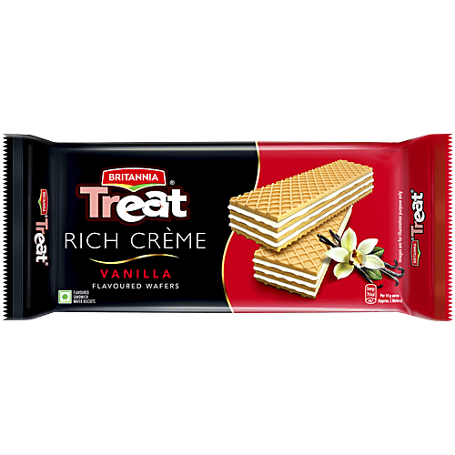 Britannia Treat Cream Wawers Vanilla 75 g