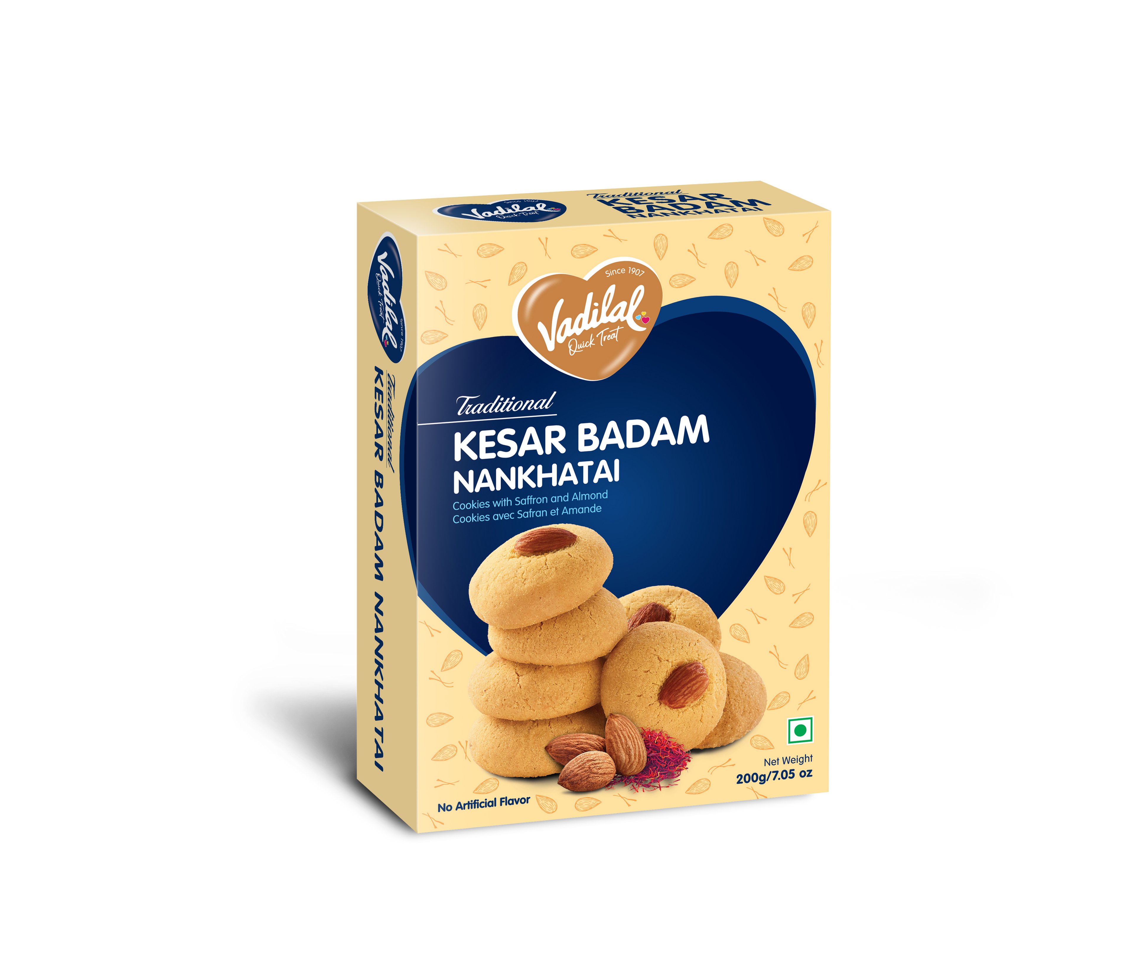 Vadilal Kesar Badam Nankhatai 200 g