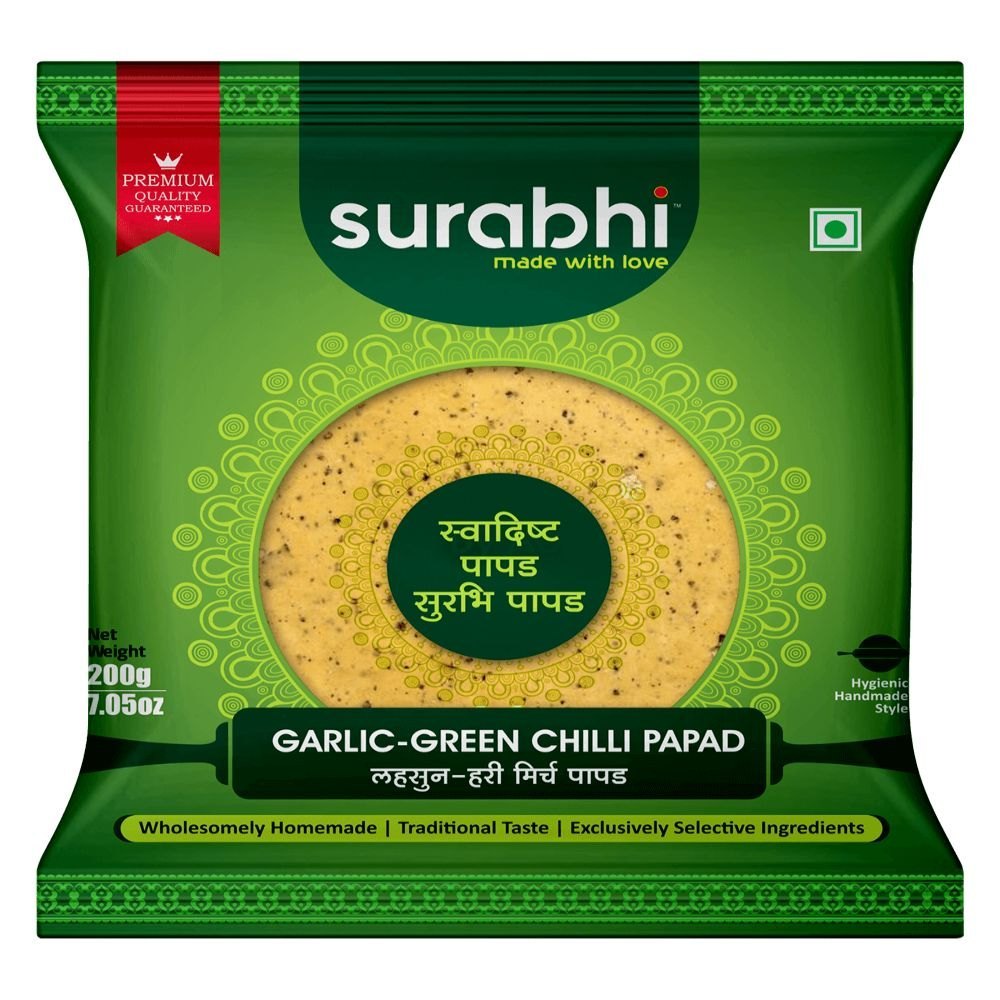 Saurbhi Garlic Papad 200