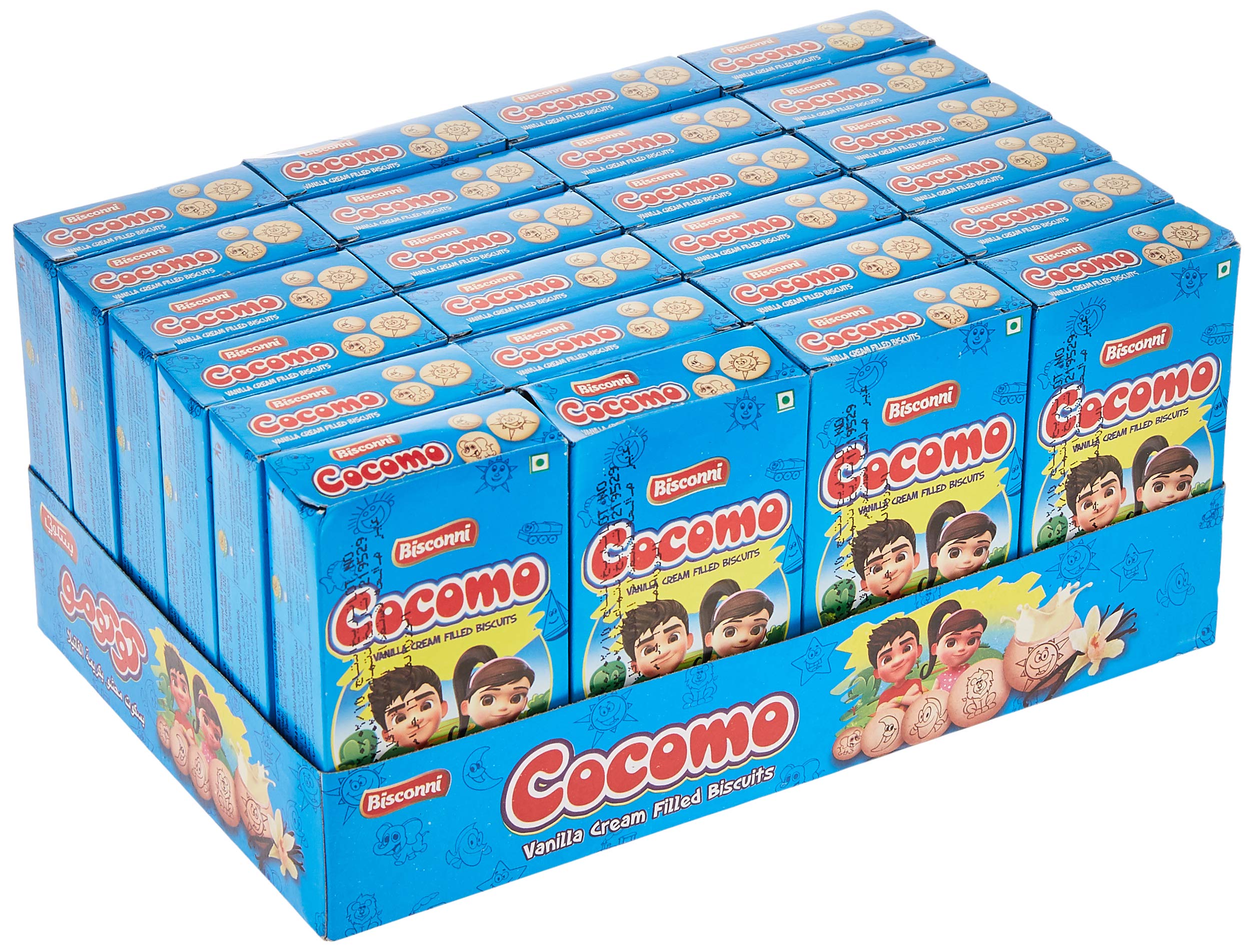 Bisconni Cocomo Vanilla Cream Filled Biscuit