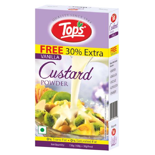 Tops Vanilla Custard Pwd 130 g
