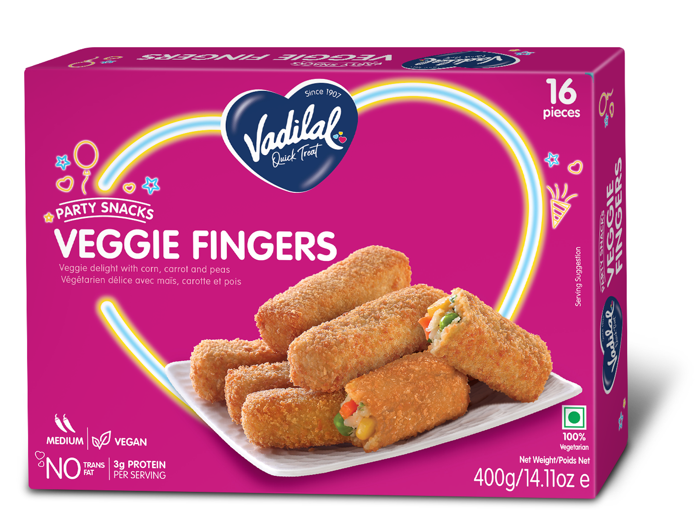 Vadilal Veggie Finger 400 g