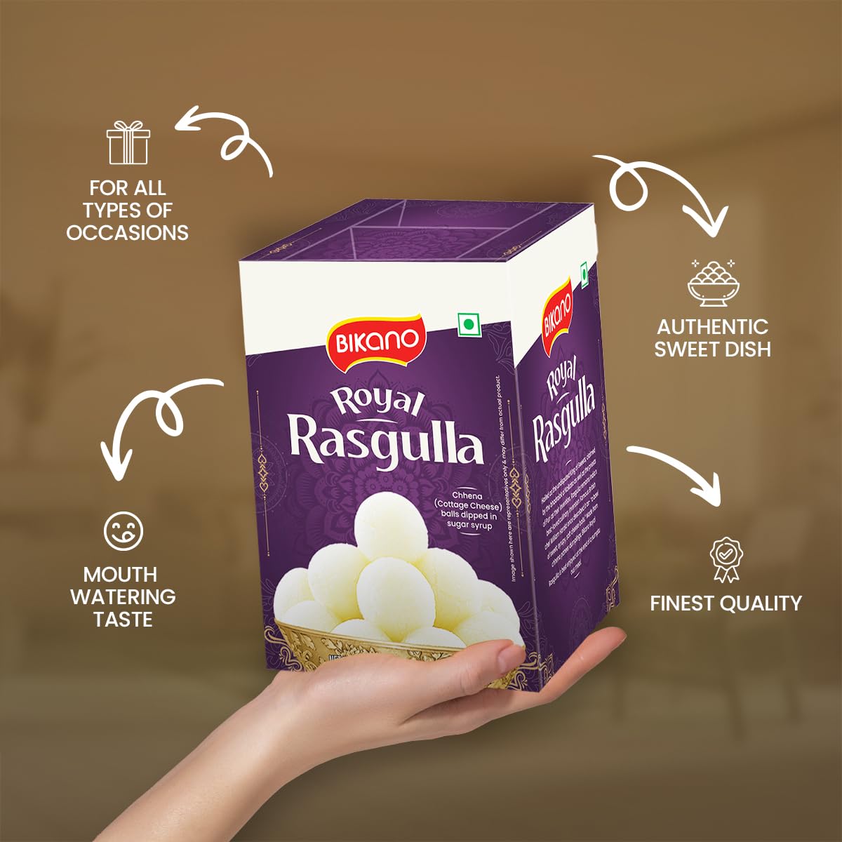 Bikano Rasogolla 1 kg