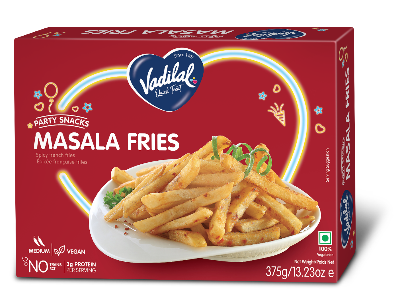 Vadilal Potato Masala Fries 375 g