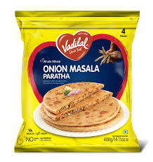 Vadilal Onion Masala Paratha 4 pcs