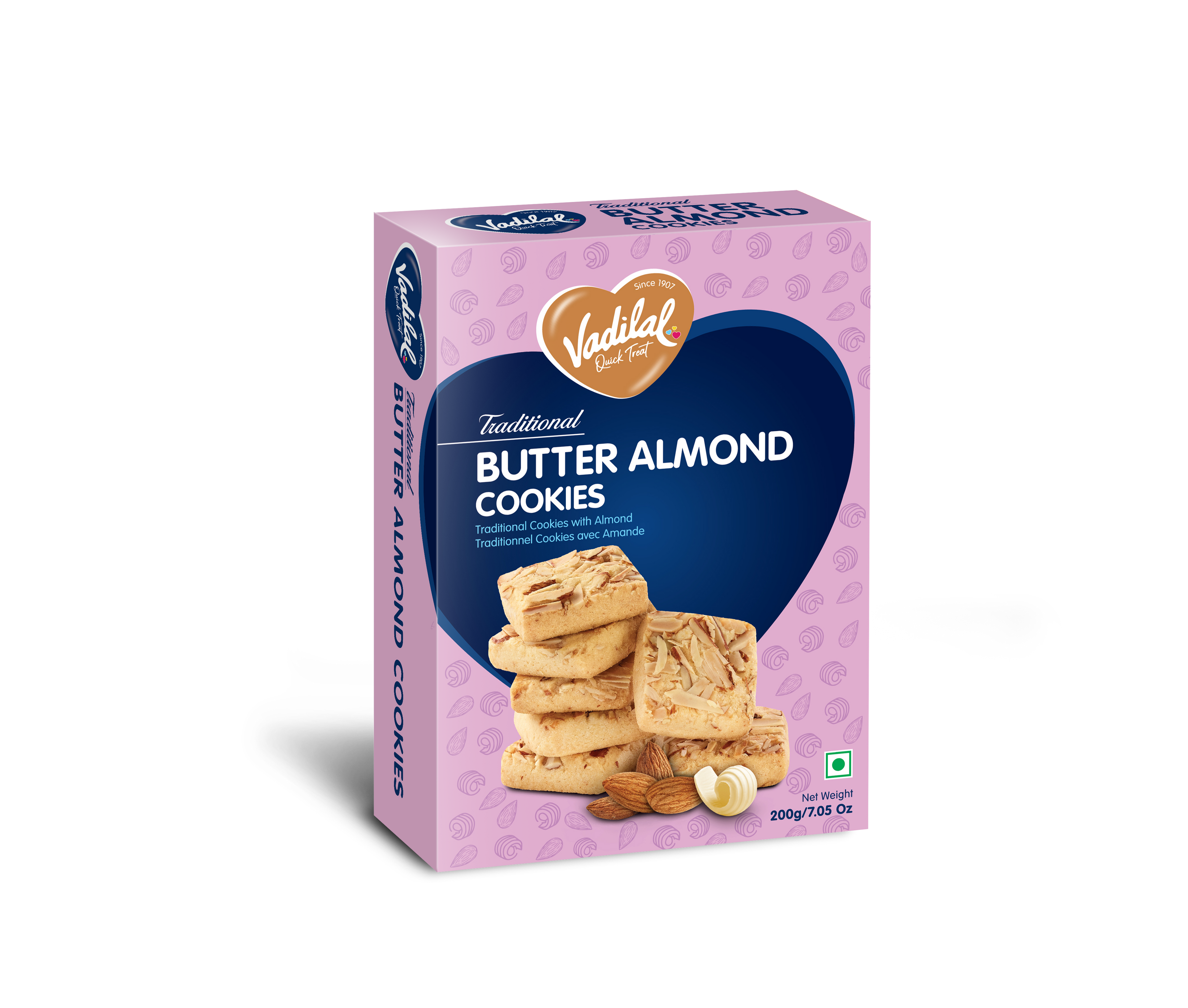 Vadilal Butter Almond Cookies 200 g