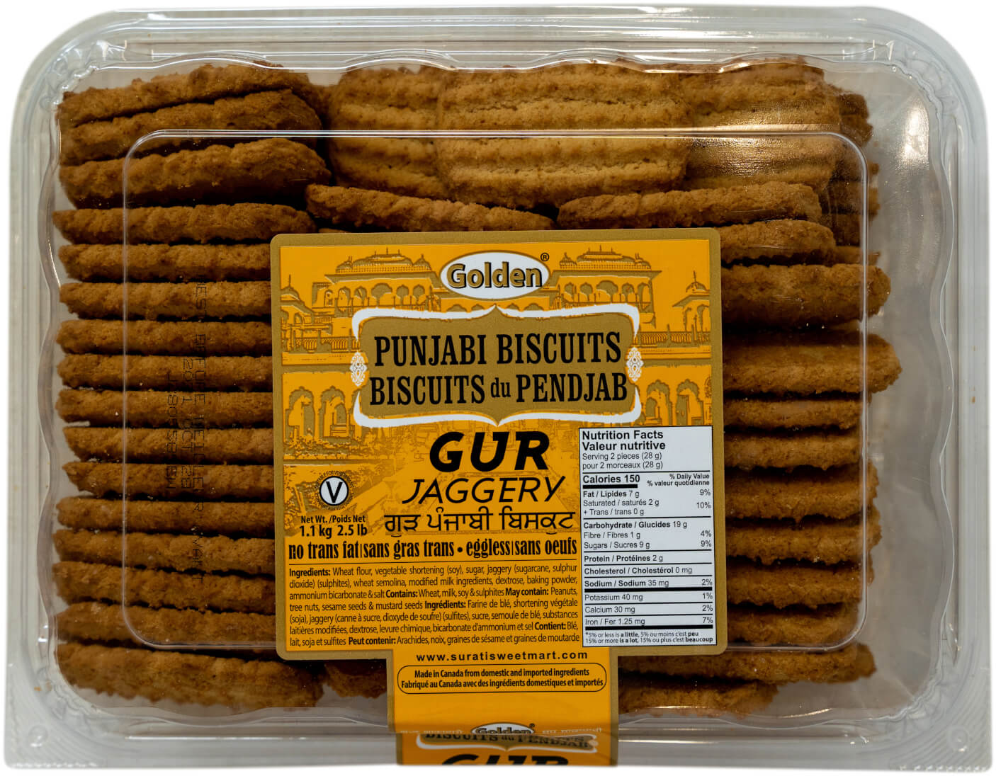 Golden Punjabi Biscuit Gur Jaggery 930 g