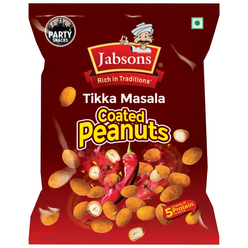 Jabsons Tikka Masala Coated Peanuts 150 g