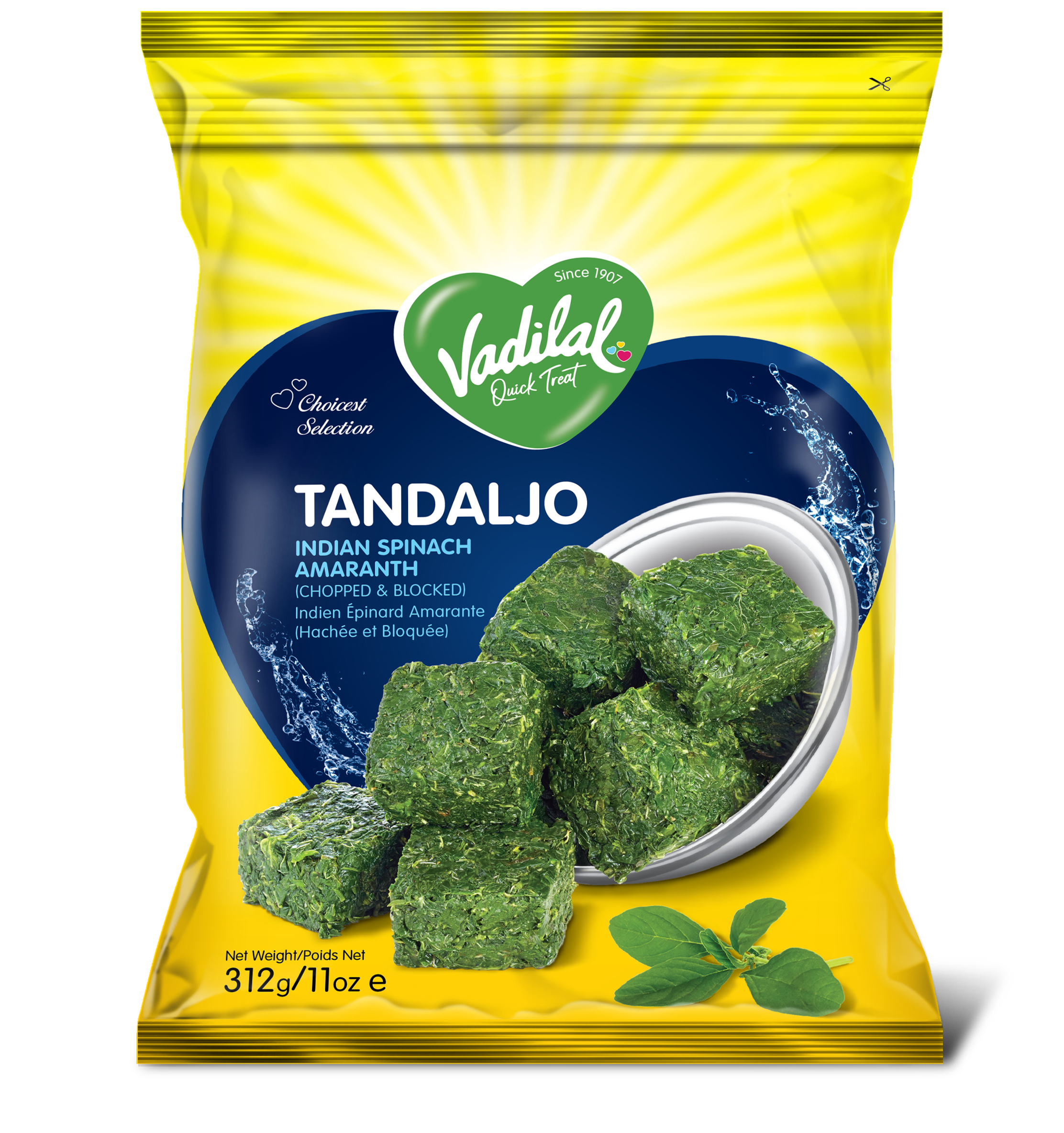 Vadilal Spinach Block 312 g