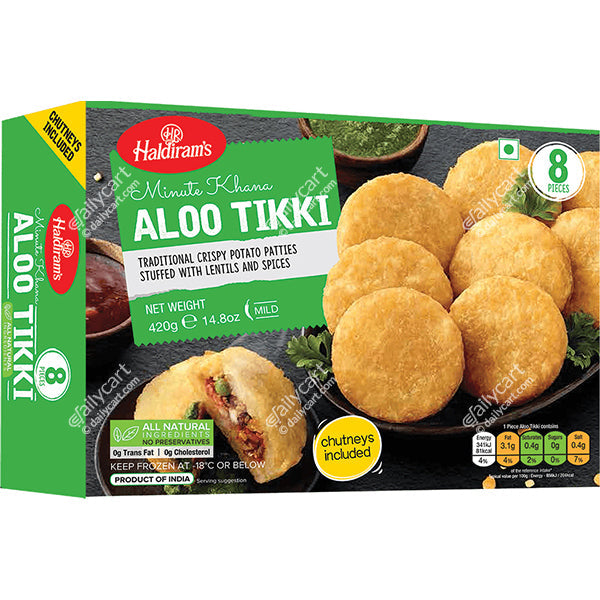 Haldiram Aloo Tikki 8 Pieces