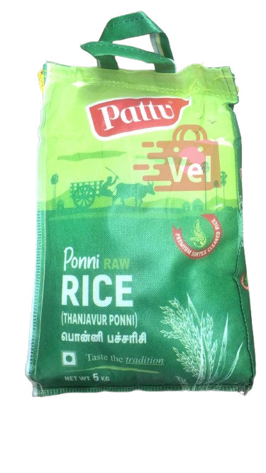 Pattu Ponni Raw Rice 5 kg