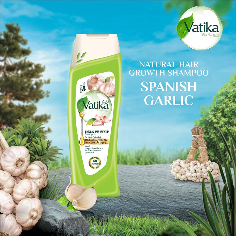 Dabur Garlic Shampoo 400 ml
