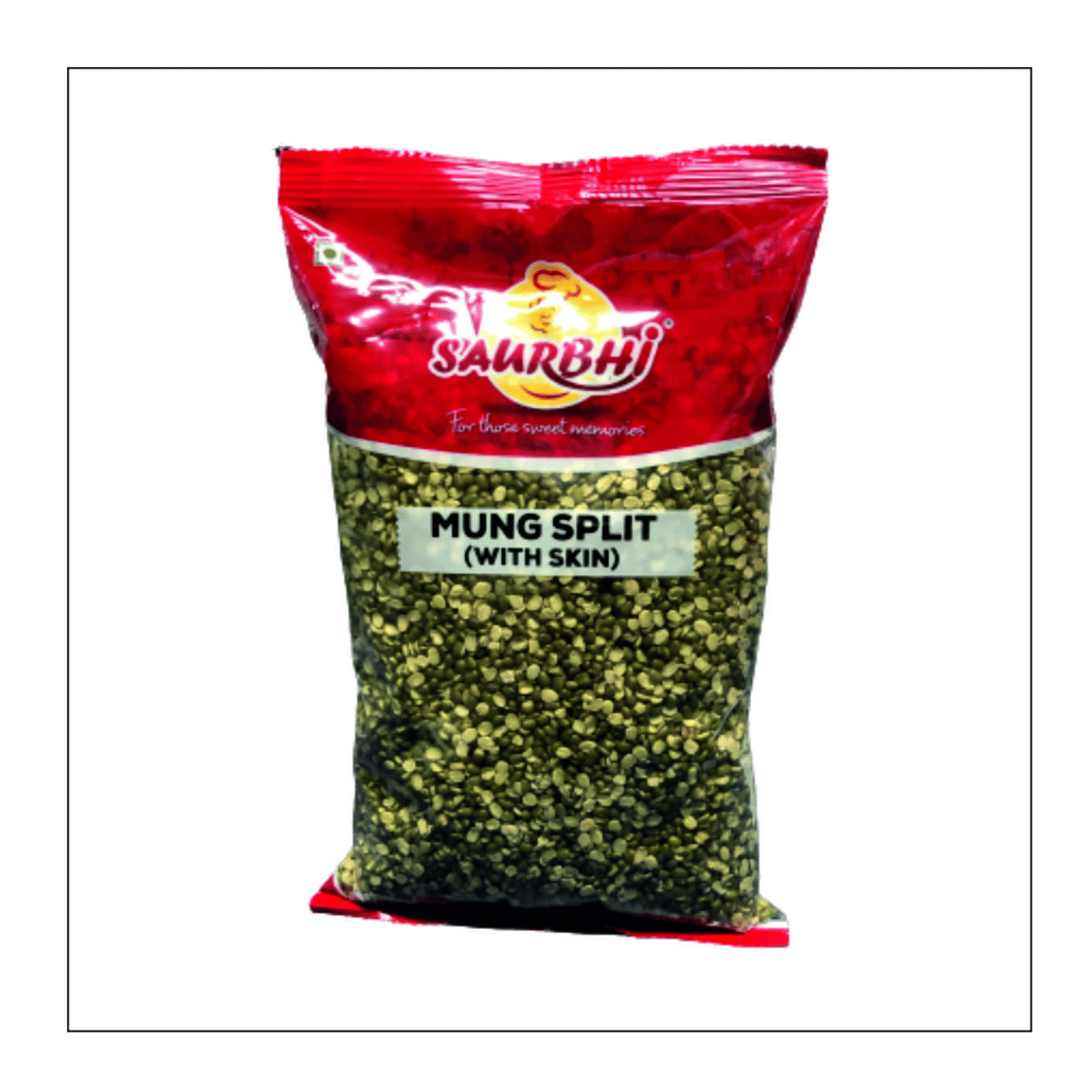 Saurbhi Mung Splits (With Skin) 1 kg