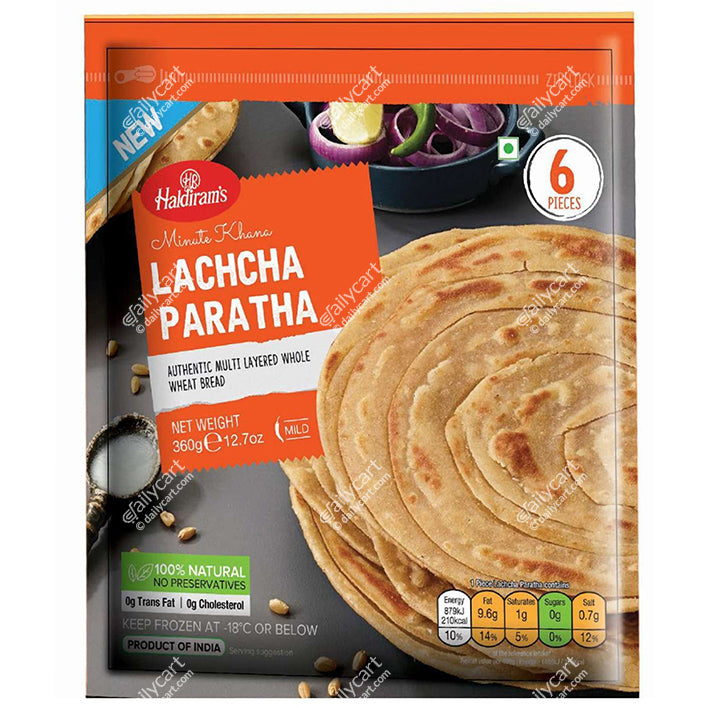 Haldirams Masala Lachcha Paratha 6 Pieces