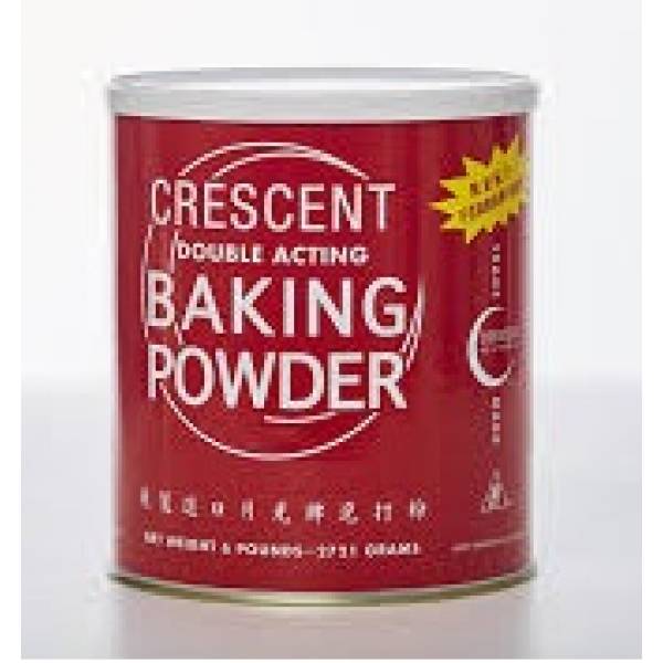 RS Crescent Double Acting Baking Powder 6 Pounds (tin)