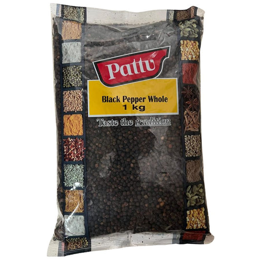 Pattu Black Pepper Whole 1 kg