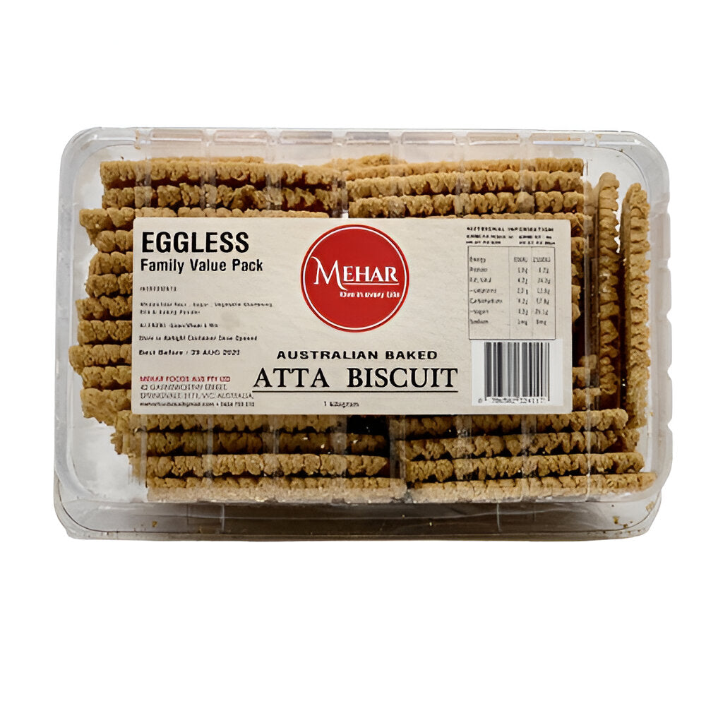 Mehar Eggless Atta Biscuit 1 kg