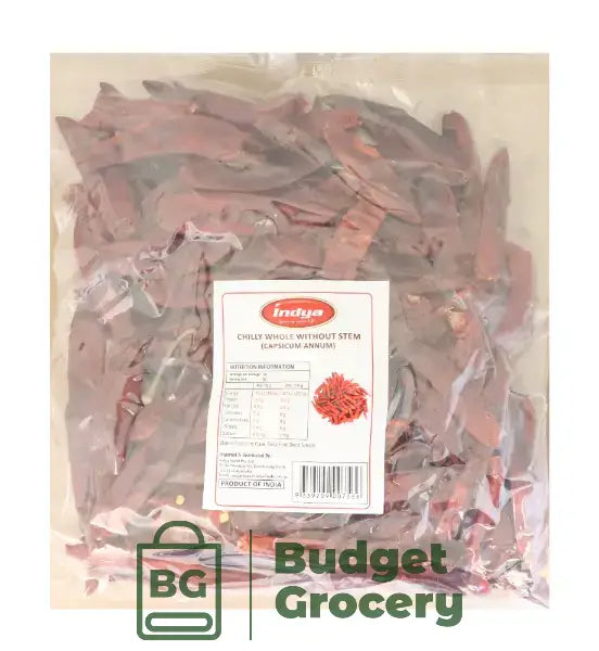 Indya Red Chilli Whole 500 g