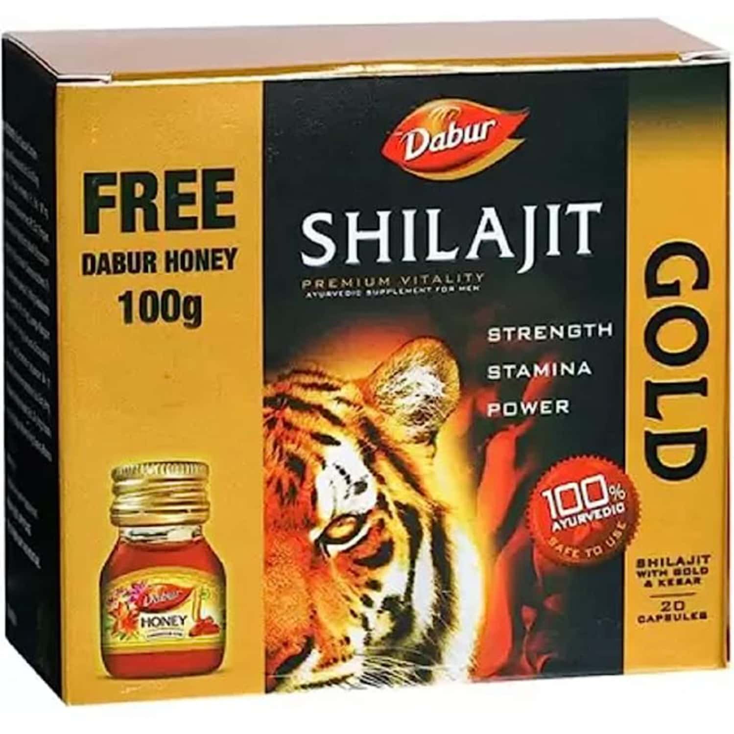 Dabur Shilajit 20 Capsules