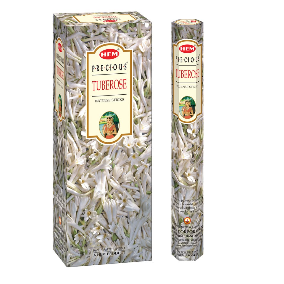 Hem Tuberose Incense Sticks 100 g 1 Pk