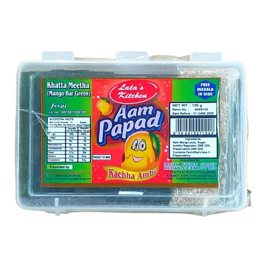 Lata Green Aam Papad 150 g