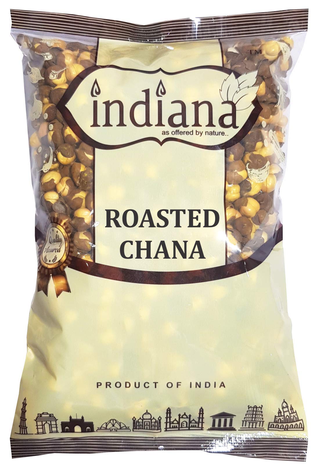 Indya Roasted Plain Chana 800 g