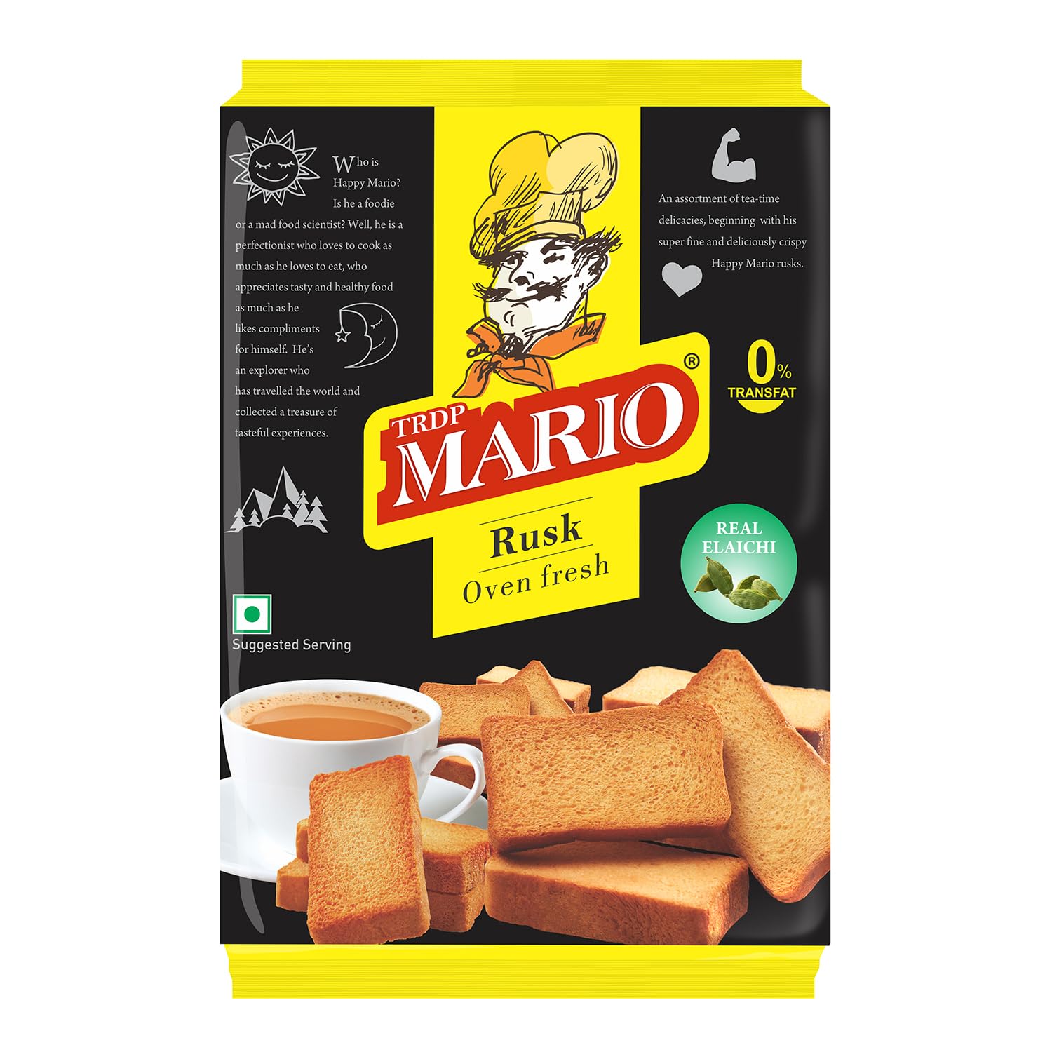 Mario Cardamom Rusk 1.2 kg