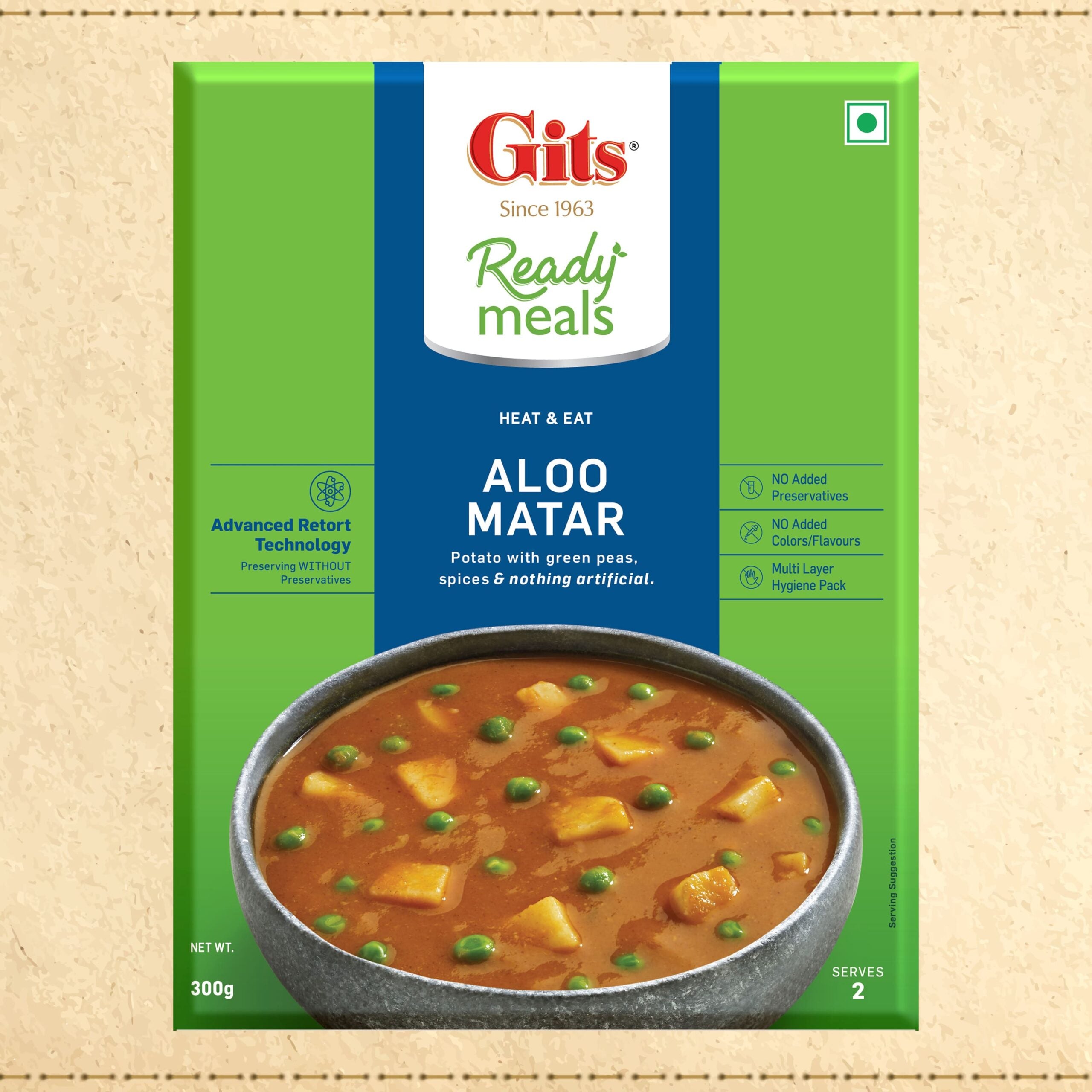 Gits RTE Aloo Matar