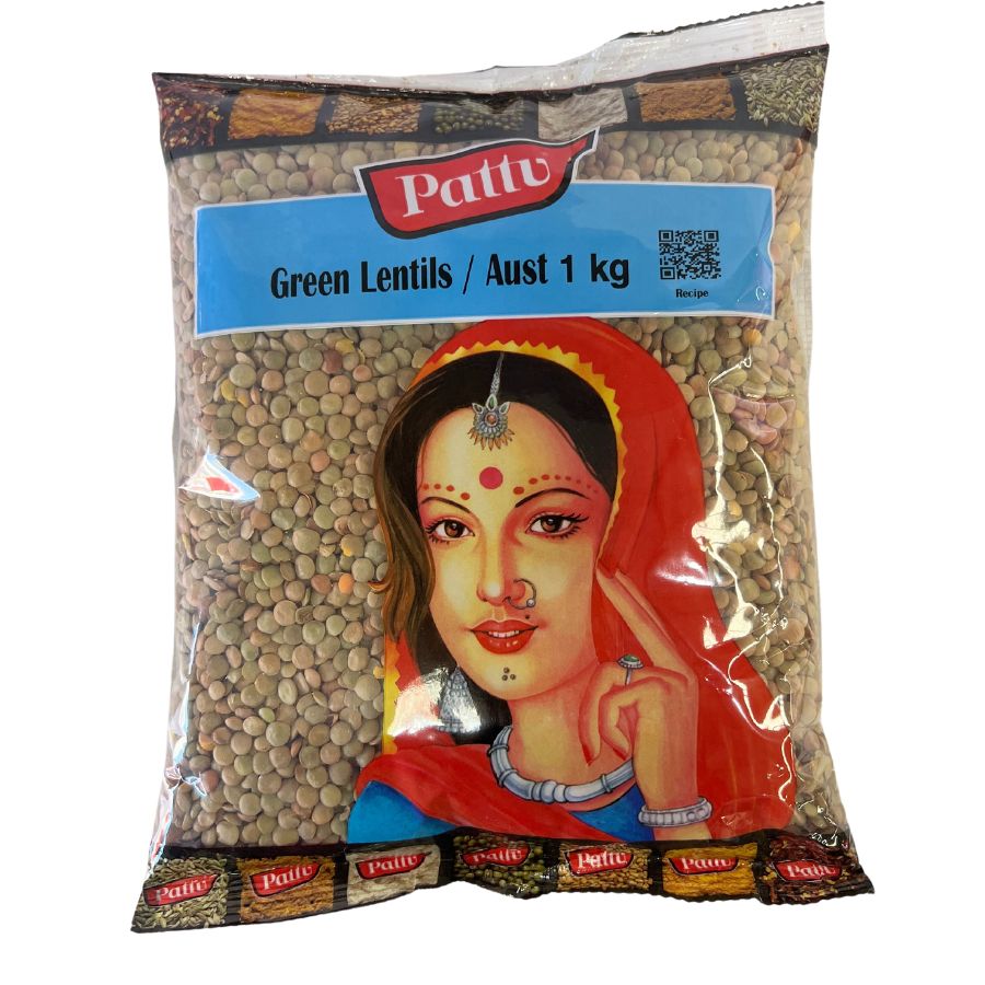 Pattu Green Lentils Aust 1 kg