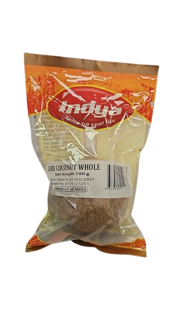 Indya Dry Coconut Whole 200 g