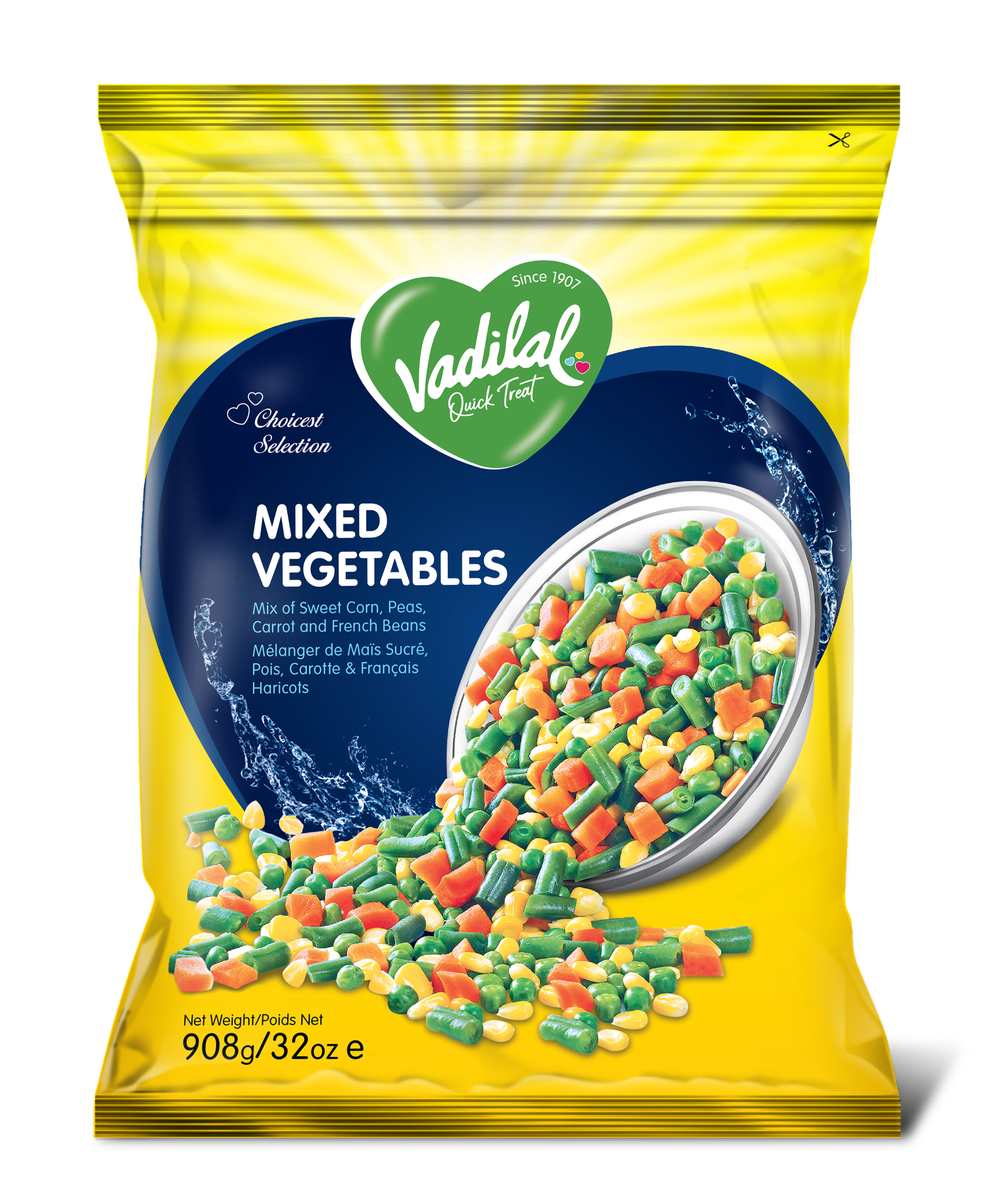 Vadilal Mixed Vegetable 908 g