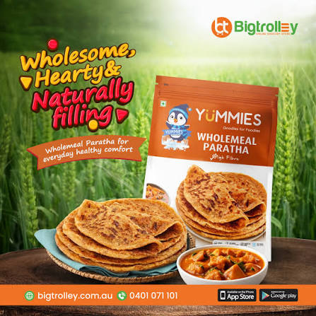 Yummies Wholemeal Paratha 30pc