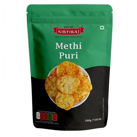 Kirtiraj Methi Puri 200 g