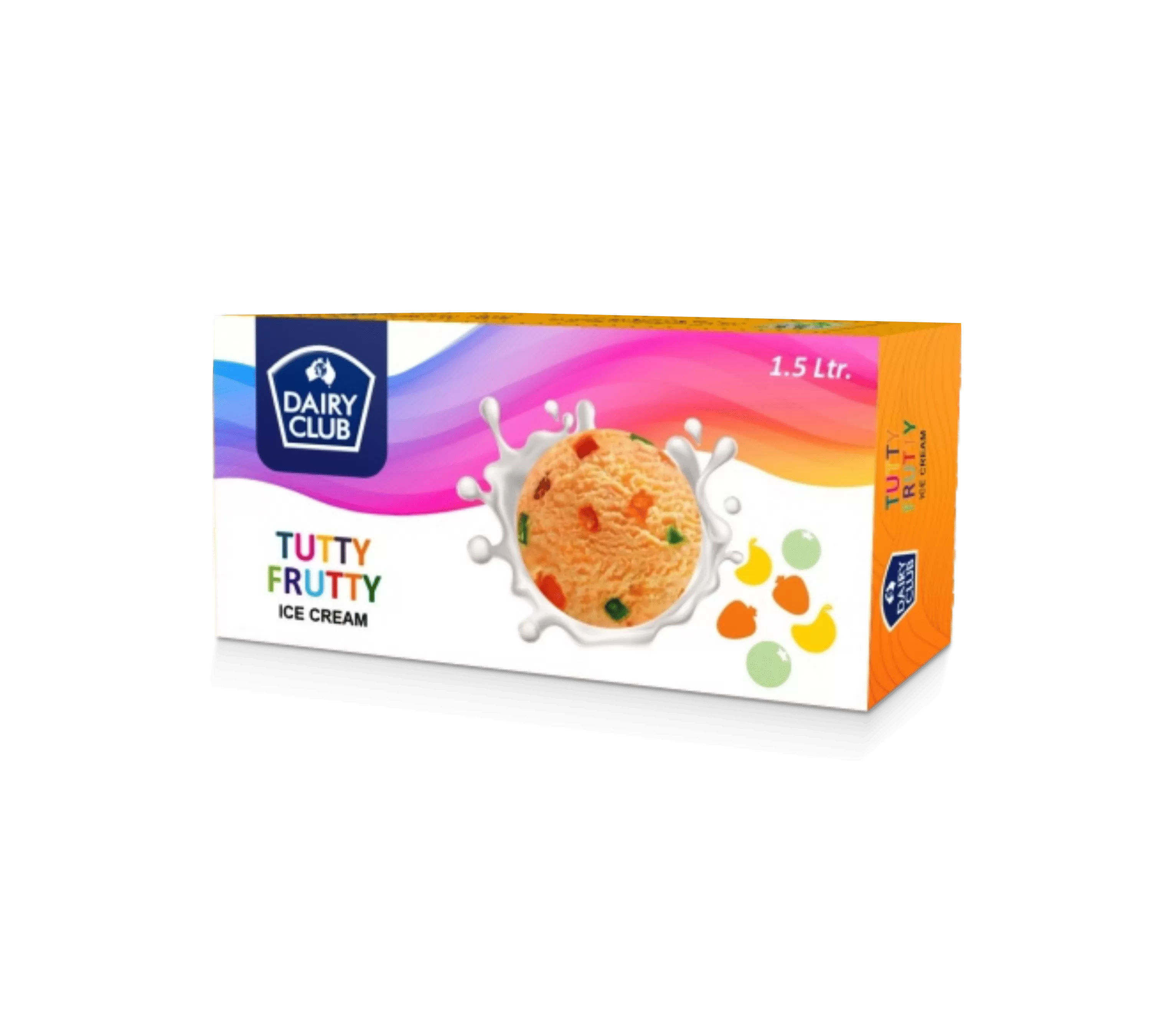 Dairy Club Tutty Frutty Ice Cream 1.5 L