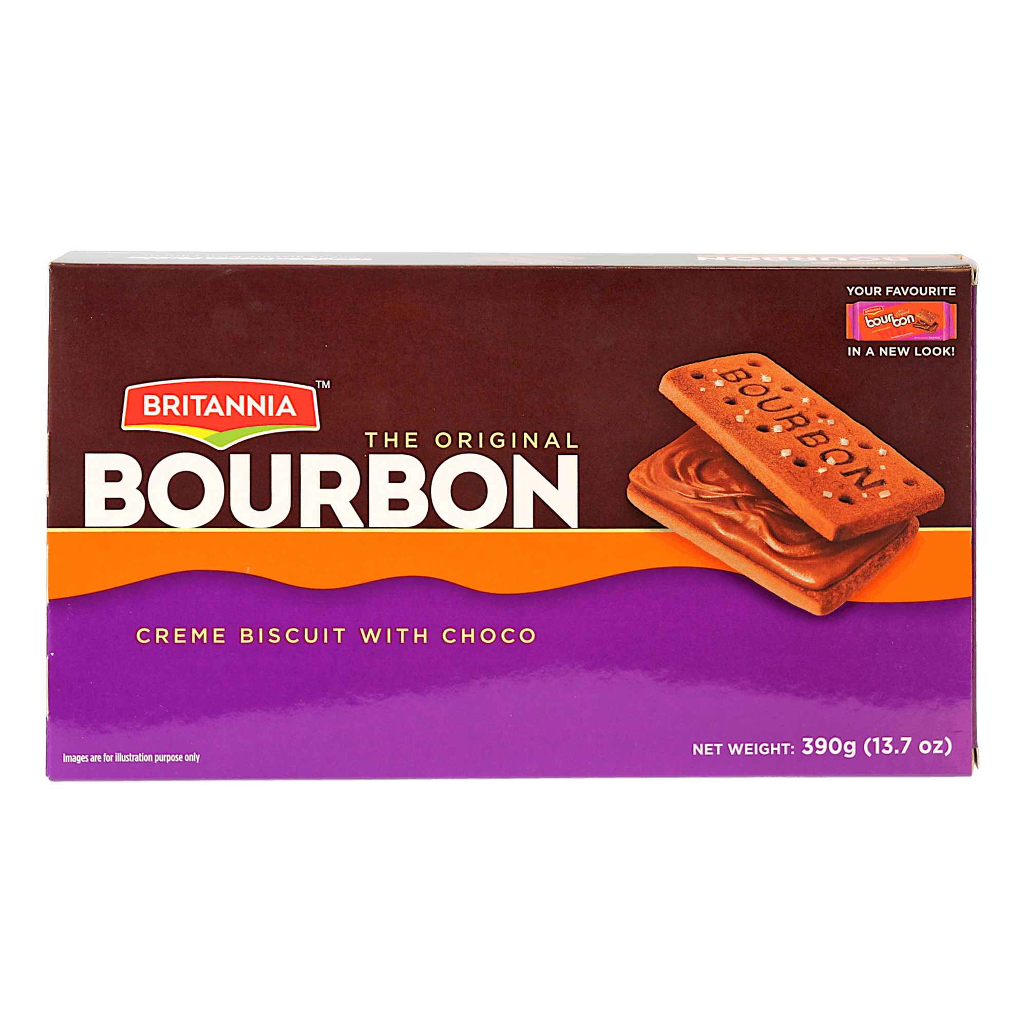 Britannia Bourbon Choco Kreme 390 g