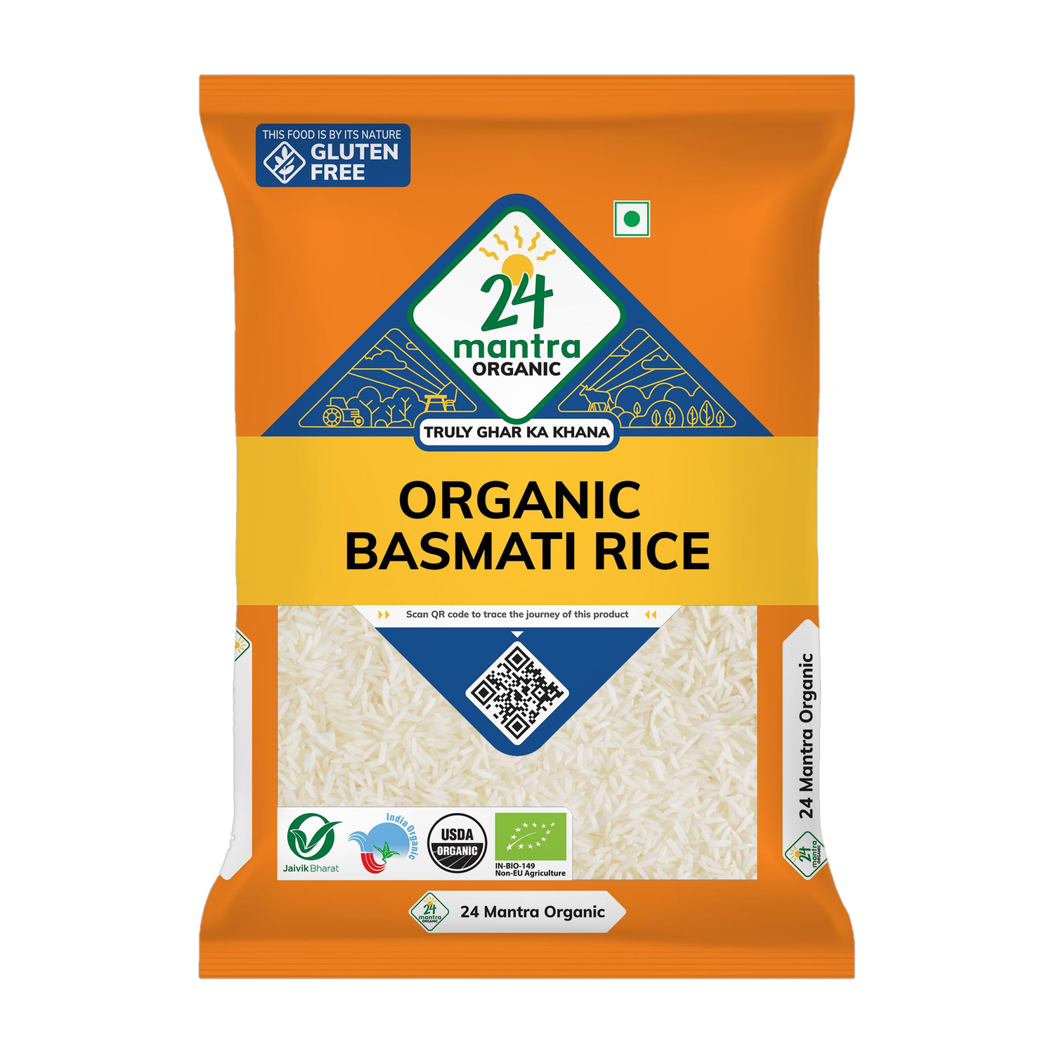 24MANTRA Organic Basmati Rice 5 kg