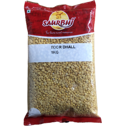 Sambar Combo: Saurbhi Toor Dal 1 kg + Brahmins Sambar Powder 160 g