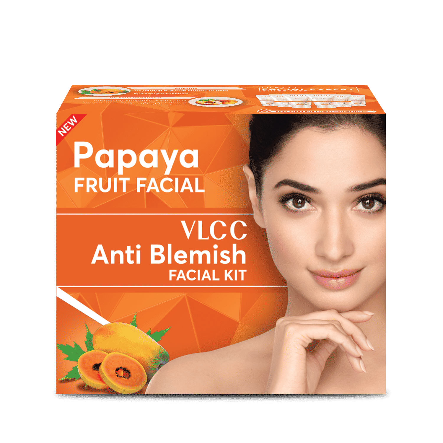Vlcc Papaya Fruit Facial Kit 60 g