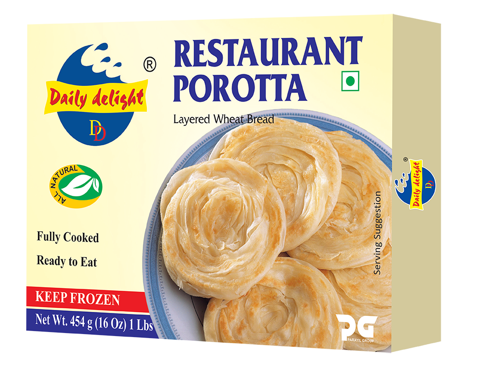 Daily Delight Restaurant Wheat Porotta 2 kg