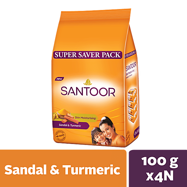 Santoor Soap 100 g* 4 Set